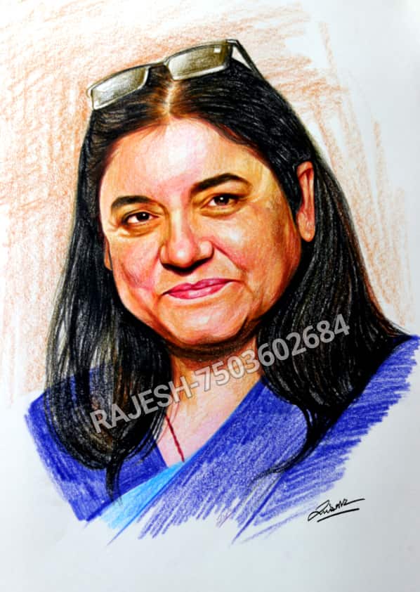 Sketch Artist in Delhi  Portrait Maker Harsh Kumar  Send a Reference  Picture for Sketch and Get The Best Pencil Sketch at Affordable Price